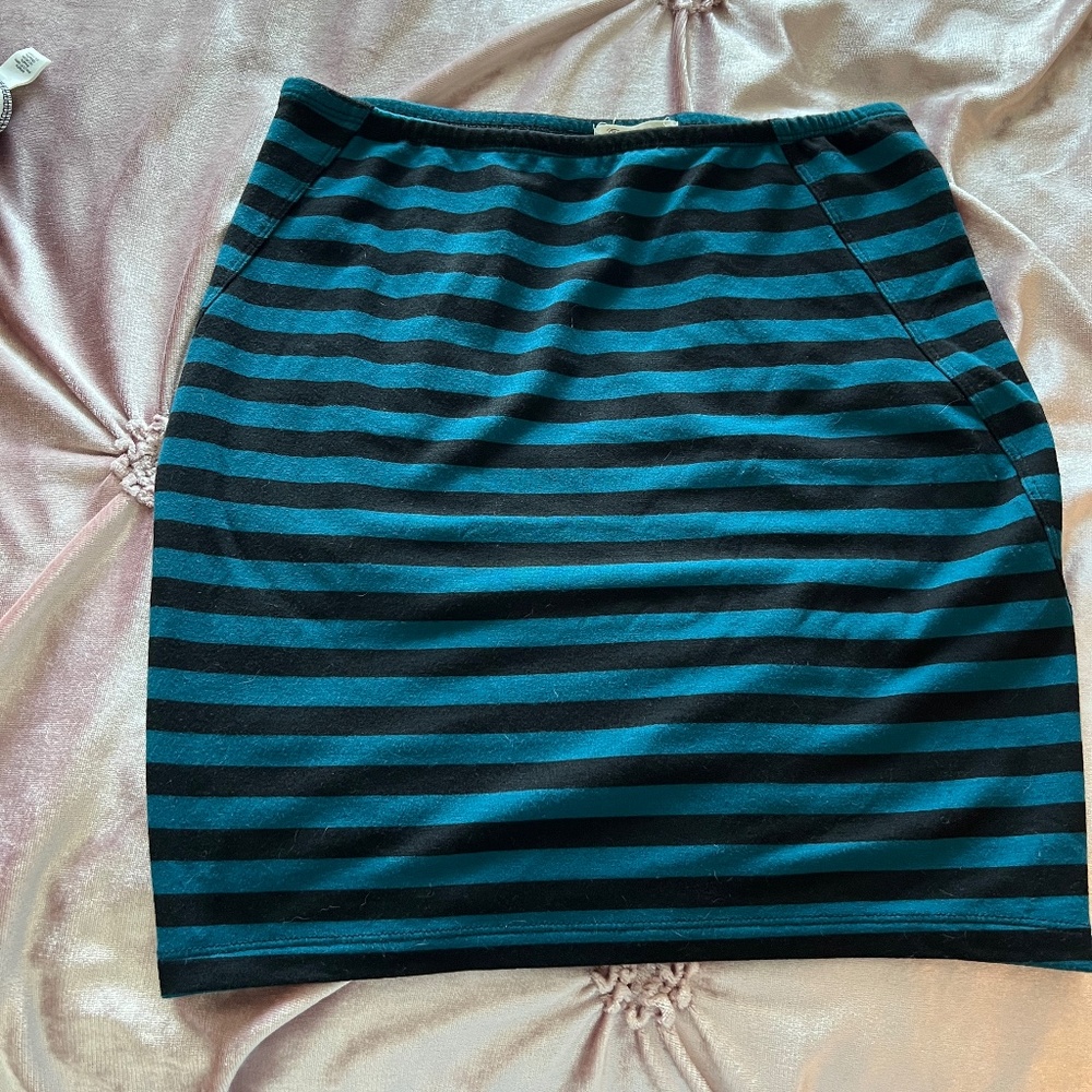 Forever 21 Striped Mini Skirt